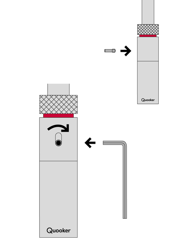 Replacing the mixer tap handle